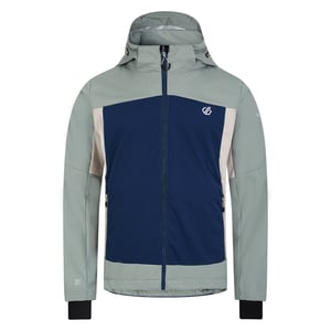 Dare 2B - "Mountaineer" Softshelljacke für Herren (Dunkel-Jeansblau/Lilienblatt Grün)