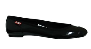 Hunter Original Damen Schwarze Ballettschuhe