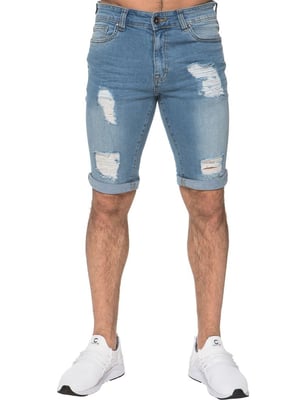 Herren Ripped Skinny Shorts