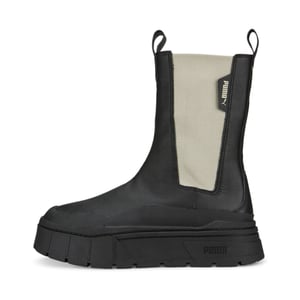 Puma Mayze Stack Chelsea Damen schwarze Stiefel