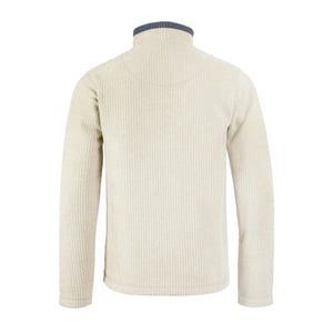 Weird Fish - "Newark" Fleece-Oberteil mit kurzem Reißverschluss für Herren (Ecru)