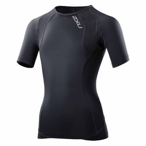 2xu Kompression schwarzer Kinder Top