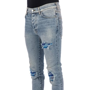 Amiri Tie Dye MX1 Stone Indigo Blue Jeans