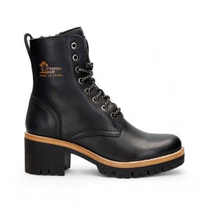 Panama Jack Damen-Stiefeletten Padma B11 aus schwarzem Leder