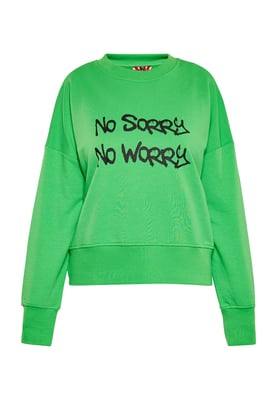 Mymo Sweatshirt Damen grün