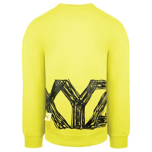 Puma x Michael Lau Long Sleeve Crew Hals Yellow Men Grafic Sweatshirt 530358 79