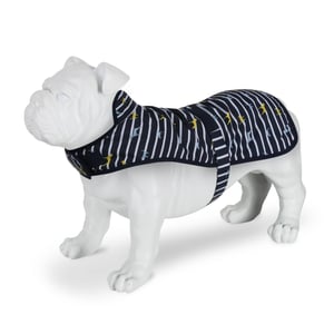 Regatta Arlo Wasserdichter Hundemantel (Marineblau gestreift)