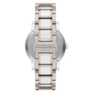Burberry BU9006 Unisex-Uhr The City zweifarbig Rose Gold