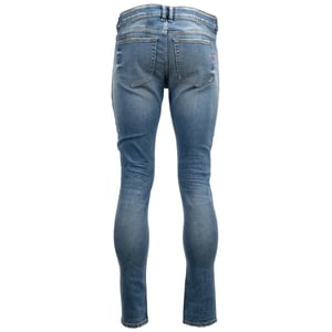 Diesel Sleenker Stone Washed Blue Skinny Jeans