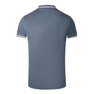 Cavalli Class Polo-Shirt mit Zwillingsbesatzkragen in Marineblau