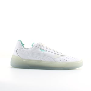 Puma Clai-O Diamond Versorgung weiße Leder Herren Schnürungstrainer 369399 01