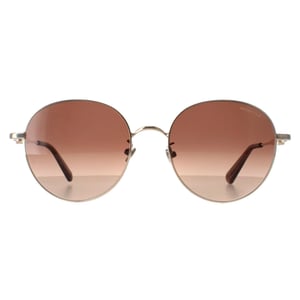 Moncler ML0233-K 32F goldbraune Sonnenbrille mit Farbverlauf