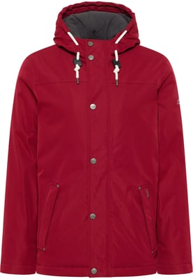 ICEBOUND Wattierte Winterjacke Herren Dunkelrot