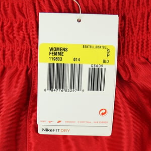 Nike Dri-Fit Supreme Basketball Shorts Rote Frauen Stretch Bottoms 119803 614