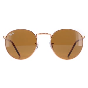 Ray-Ban Rund Unisex Rose Gold Braun RB3637 Neu Rund