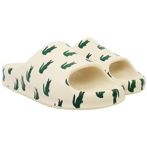 Lacoste Serve Slide 2.0 223 3 SMA Herren Beigefarbene Slipper