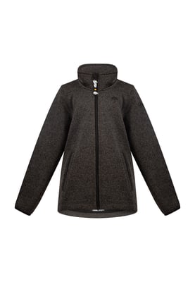Schmuddelwedda Strickfleecejacke Mädchen (Kids) grau melange