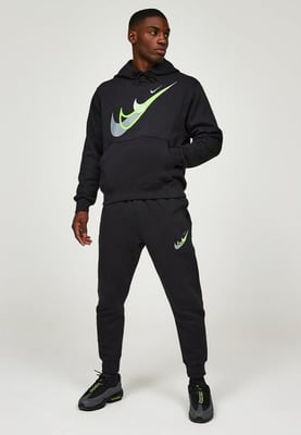 Nike Standard Issue Moto Overhead-Trainingsanzug in Schwarz