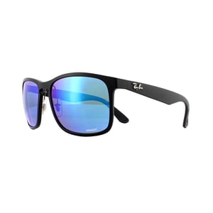 Lunettes De Soleil Ray-Ban RB4264 601SA1 Chromance Polarisée Bleue Bleu Noire