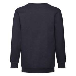 Fruit of the Loom - "Classic" Sweatshirt für Kinder angesetzte Ärmel (Marineblau)