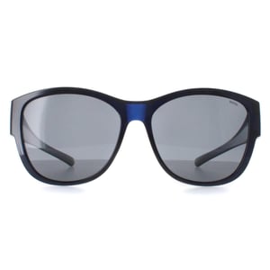 INVU Round Womens Transparent Blau Blau Polarisiert E2102