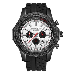 Handgefertigter Anthony James Limited Edition Chronograph Dashboard weiß