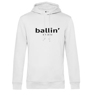Basic Hoodie von Ballin Est. 2013 in der farbe Weiss und in größe XS.