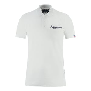 Aquascutum London Klassisches weißes Poloshirt