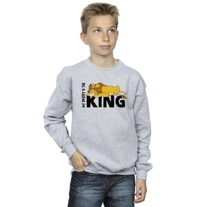 Disney - "The Lion King Daddy Is King" Sweatshirt für Jungen (Grau)