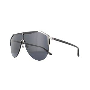 Gucci Sonnenbrille GG0584S 001 Ruthenium und Schwarz Grau
