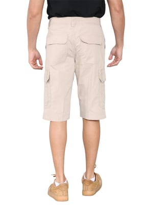 Schnell trocknende Herren-Cargo-Shorts mit mehreren Taschen in Sand