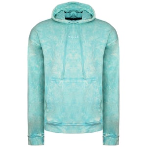 Nicce Cala Womens Aqua Blue Übergroßer Hoodie
