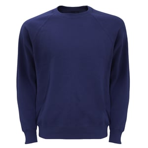 Fruit Of The Loom Herren Raglan-Ärmel Belcoro® Sweatshirt (Deep Navy)