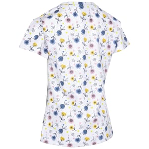 Trespass - "Pleasantly" T-Shirt für Mädchen (Weiß/Blau/Gelb)