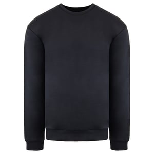 Emporio Armani Herren gewaschener schwarzer Pullover