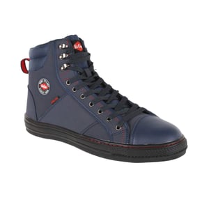 Lee Cooper - Herren/Damen Unisex Sicherheitsschuhe, Nubukleder (Marineblau)