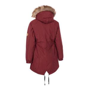 Trespass Damen Parka Celebrity, isoliert, längere Länge (dunkele Kirsche)