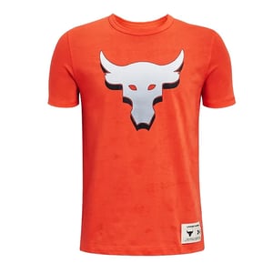 Under Armor Project Rock SMS Kids Orange T-Shirt