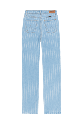 Wrangler gerade Croptone Streifen Jeans