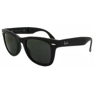 Lunettes De Soleil Ray-Ban Raying Wayfarer 4105 Mat Noir Vert 601S