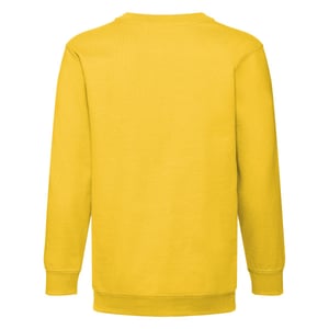 Fruit of the Loom - "Premium" Sweatshirt für Kinder angesetzte Ärmel (Sonnenblume)