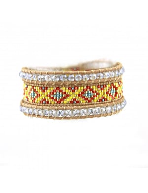 Edyna Ethnische Armbänder - Gelb