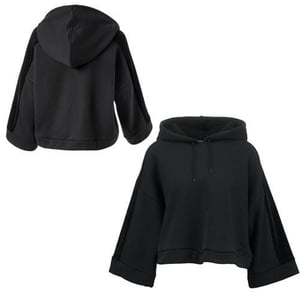 Puma Xtreme Copped Damen Pullover in Schwarz