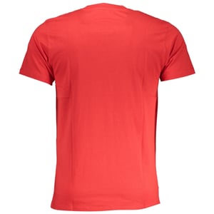Cavalli Class Farbkleks-Logo Rotes T-Shirt