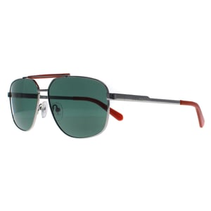 Guess Aviator Mens Glänzend Gunmetal Grün GU00054