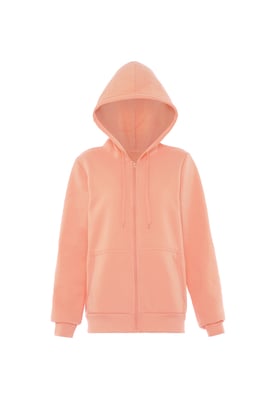 Mymo Kapuzenjacke Damen pfirsich