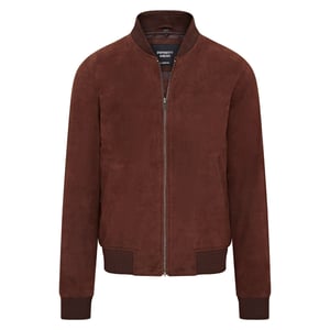 Weiche MA-1 Varsity Bomberjacke aus Ziegenwildleder f�r Herren - Dalian