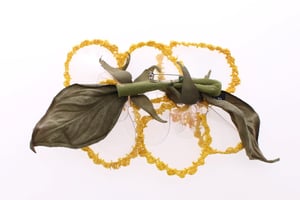 Dolce & Gabbana Women's Floral Transparent HANDMADE Brooch