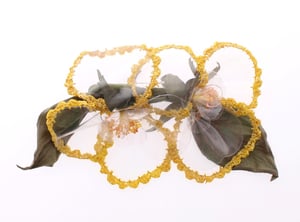Dolce & Gabbana Women's Floral Transparent HANDMADE Brooch