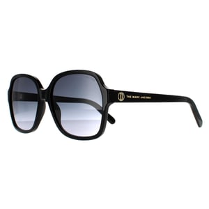 Marc Jacobs Square Womens Black Dark Grey Gradient Sonnenbrille